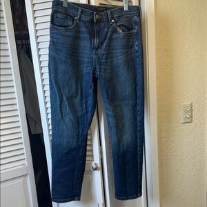 Classic Women's Dark Blue Jeans - Straight Fit